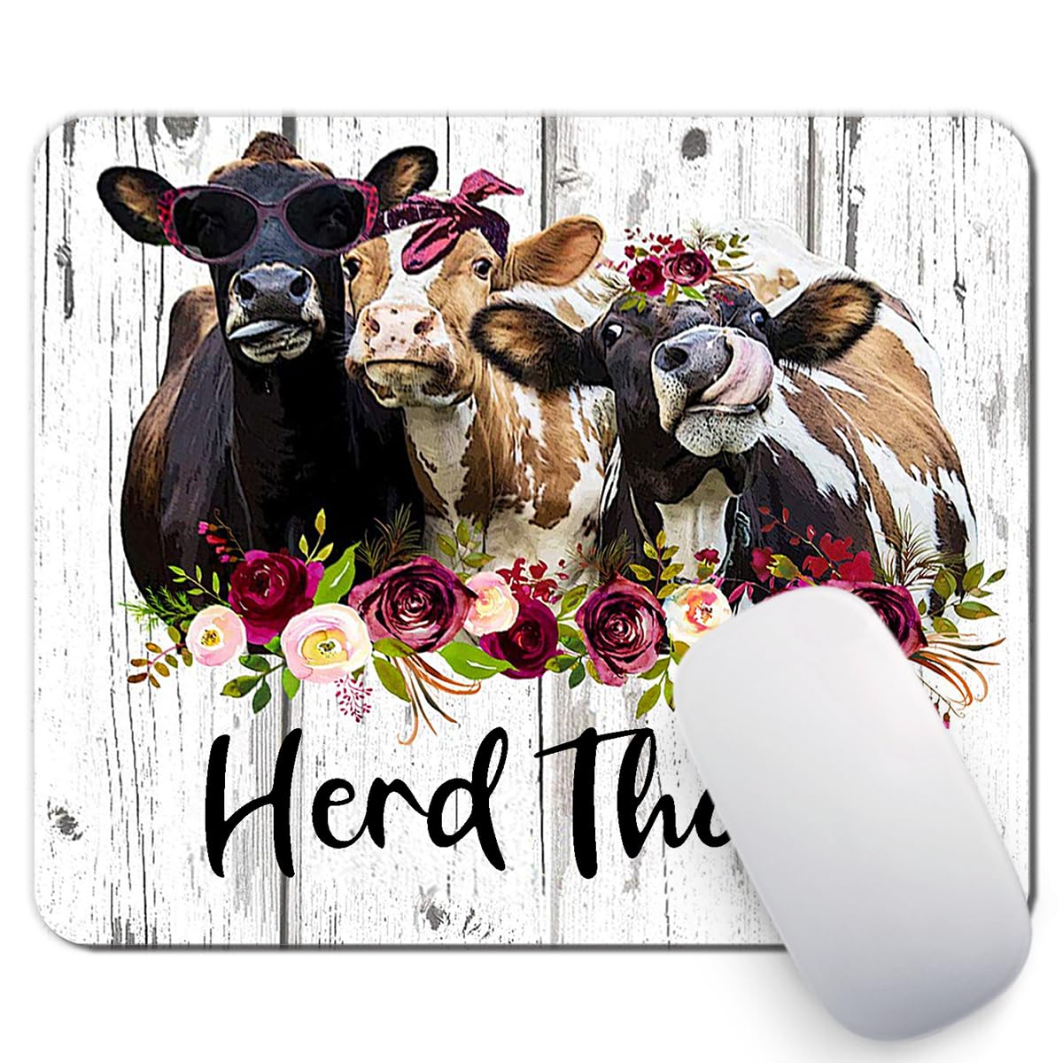 Funny Cow Mouse Pad for Desk Use