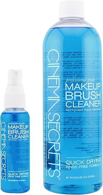 Blue Vanilla Makeup Brush Cleaner Set, Quick-Dry, Rinse-Free