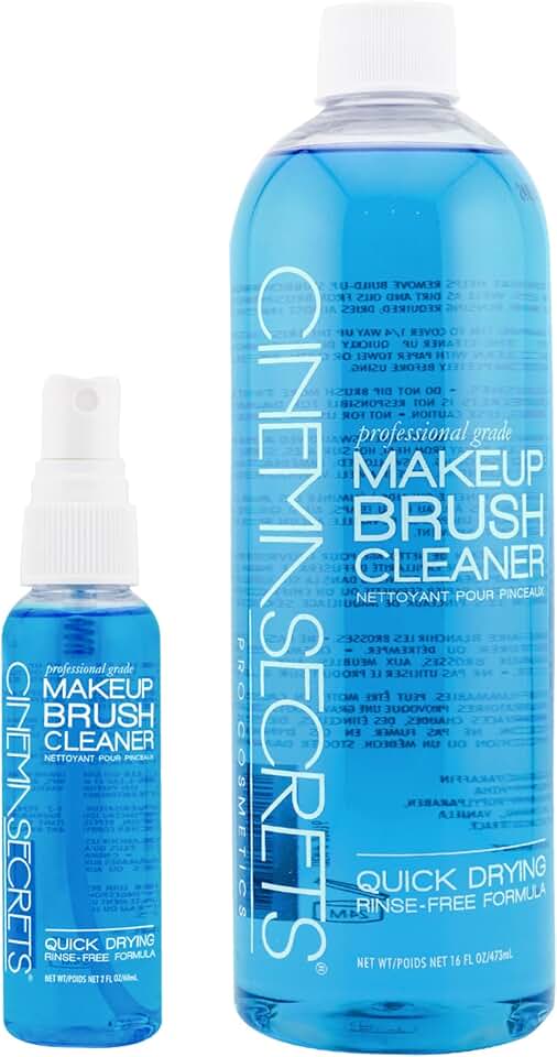 Blue Vanilla Makeup Brush Cleaner Set, Quick-Dry, Rinse-Free