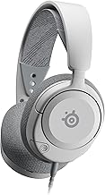 Lightweight White Gaming Headset with Noise-Canceling Mic