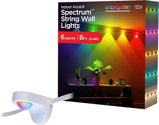 Indoor Color Changing LED String Lights with Remote