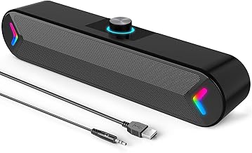Wired USB Computer Sound Bar with 10W Stereo