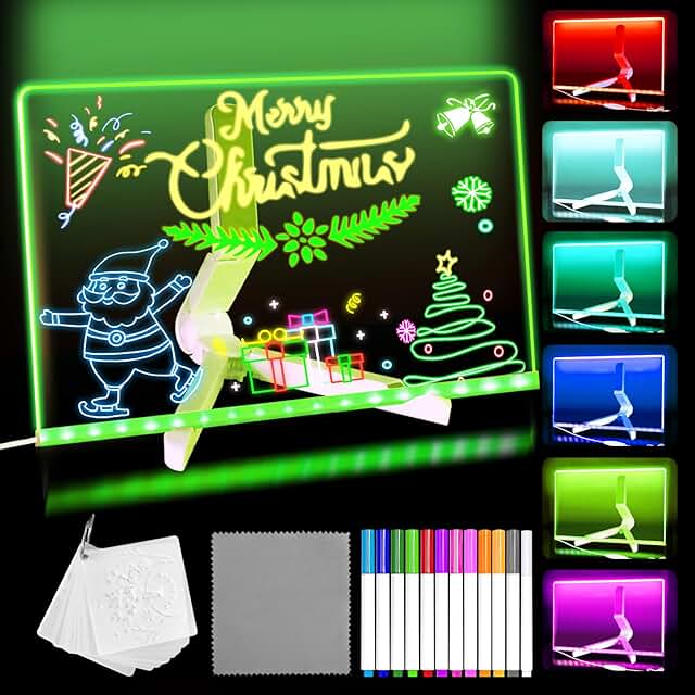 Light Up LED Drawing and Message Board with Colors
