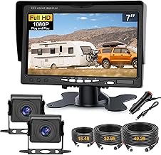 7-Inch HD 1080P Backup Camera with Wide Angle View
