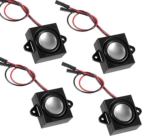 4-Pack 3W 8? Mini Full-Range Speakers for Electronics