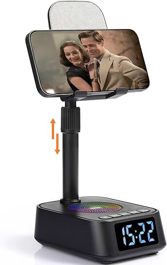 Adjustable Phone Stand and Bluetooth Speaker Gift