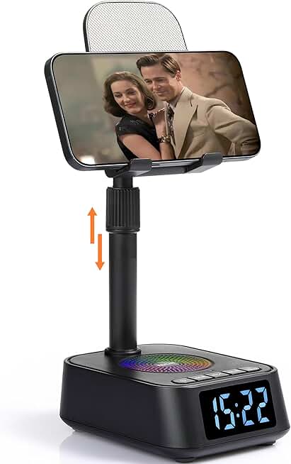 Adjustable Phone Stand and Bluetooth Speaker Gift