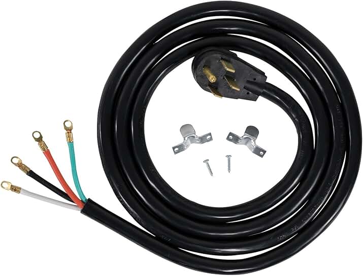 50-Amp 4-Wire Appliance Power Cord, 10 Feet
