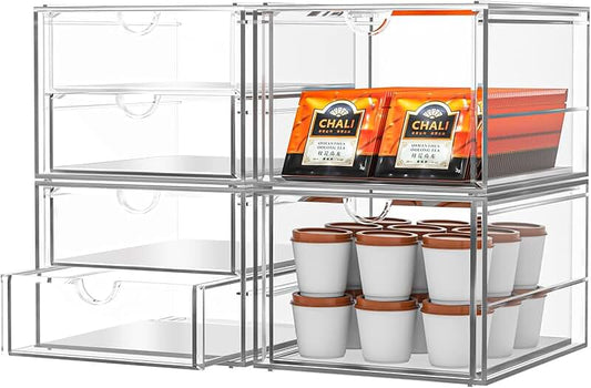Clear Acrylic Trash Bag Dispenser and Storage Box