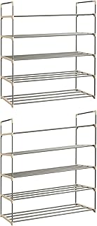 5-Tier Shoe Storage Rack for Closet and Entryway