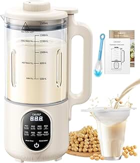 44oz Nut Milk Maker with 8 Functions and Self-Cleaning