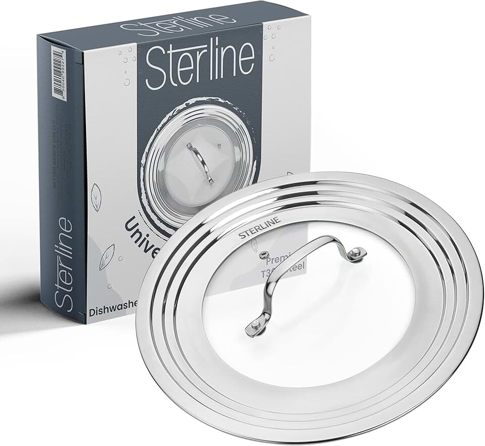Large Tempered Glass Lid for 8-12 Inch Cookware
