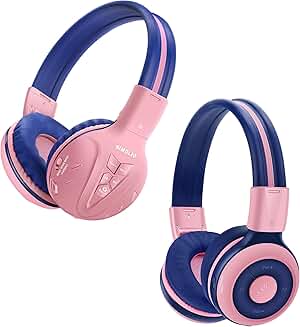 Wireless Bluetooth Headphones for Girls with Volume Limit