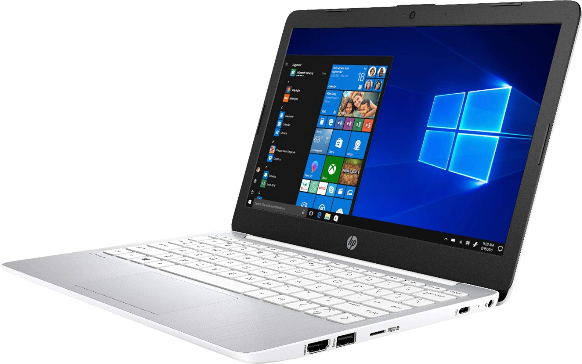 2020 Newest Stream 11.6 inch HD Laptop, Intel Celeron N4000, 4 GB RAM, 64 GB eMMC, Webcam, HDMI, Windows 10