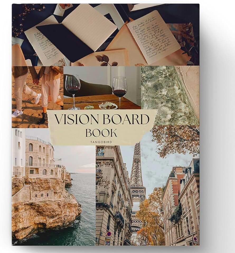 Vision Board Book with 1000+ Images for Scrapbooking and Crafts