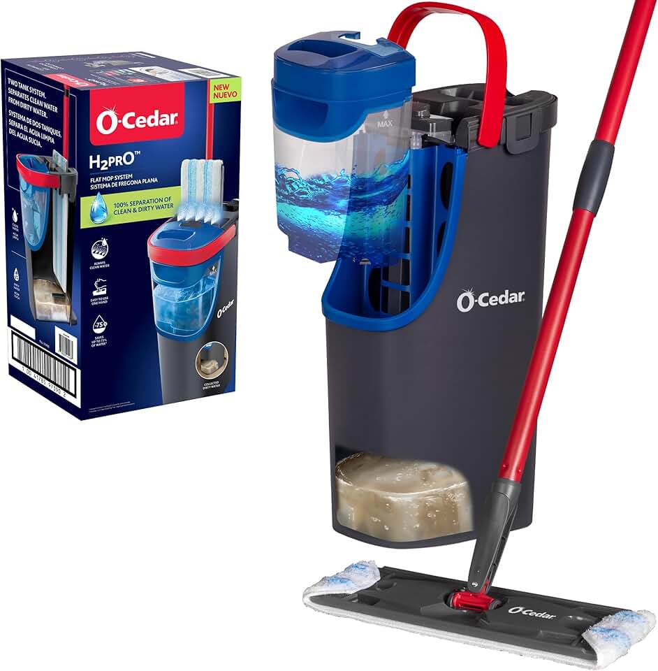 Flat Mop System for Quick and Safe Cleaning