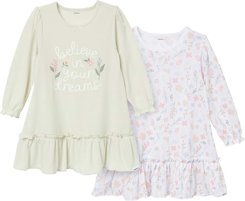Floral Nightgown for Toddler Girls 5T