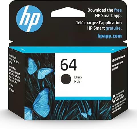 Black Ink Cartridge for Various Printer Models