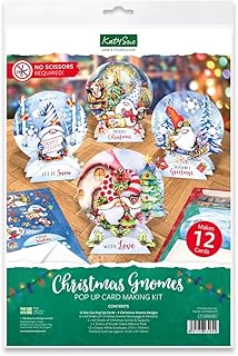 Christmas Gnome Pop Up Card Making Kit for Adults