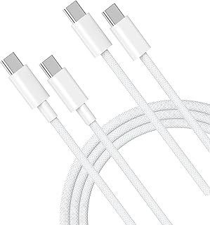 USB C to USB C Fast Charging Cable, 2 Pack, 6FT