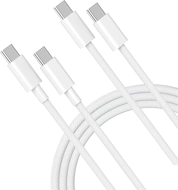 USB C to USB C Fast Charging Cable, 2 Pack, 6FT