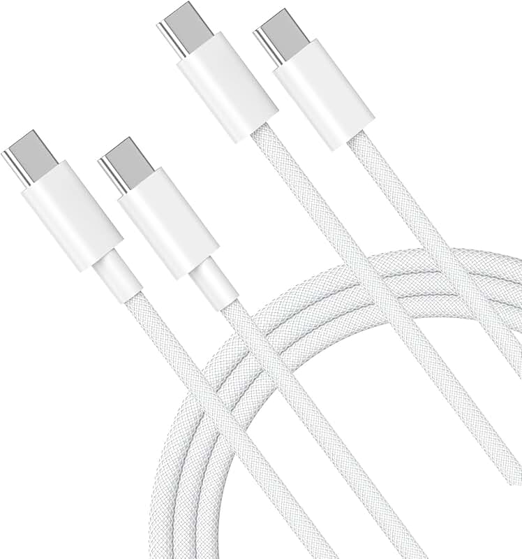 USB C to USB C Fast Charging Cable, 2 Pack, 6FT