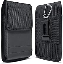 Cell Phone Belt Holster with Clip and Card Slot
