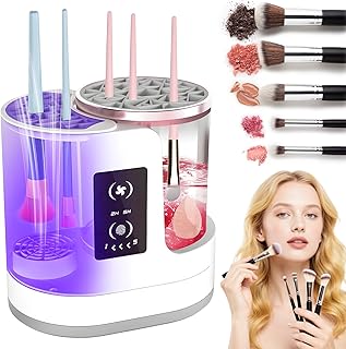 Electric Makeup Brush Cleaner with Touchscreen