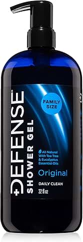 Natural 32 oz Body Wash with Tea Tree, Eucalyptus, Rosemary, and Aloe