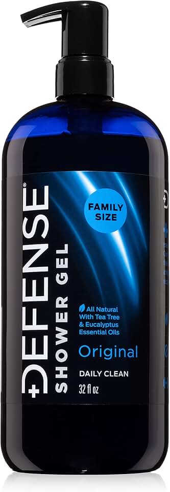 Natural 32 oz Body Wash with Tea Tree, Eucalyptus, Rosemary, and Aloe