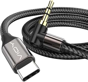 10 Pack USB-C to 3.5mm Aux Cables, 6.6 ft