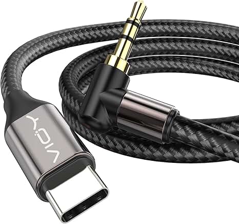10 Pack USB-C to 3.5mm Aux Cables, 6.6 ft
