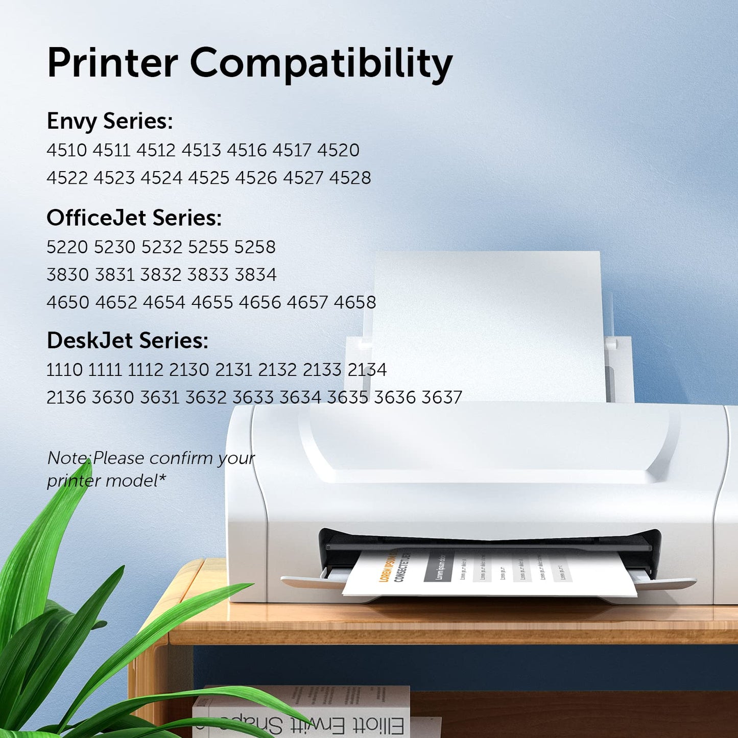 63XL Ink Cartridges Combo Pack Replacement for 63 XL Ink Remanufactured for Officejet 3830 4650 4652 4655 5200 5255 Envy 4520 4512 Deskjet 1112 2130 2132 3630Printer( 1 Black, 1 Tri-Color)