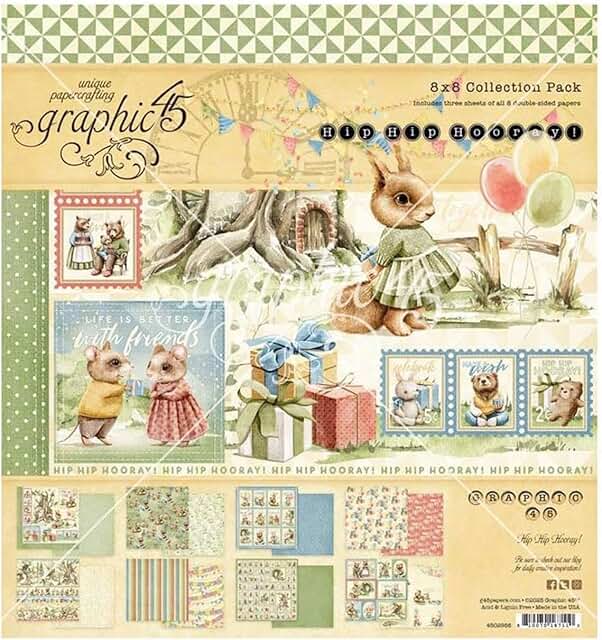 8x8 Collection Pack - Hip Hip Hooray