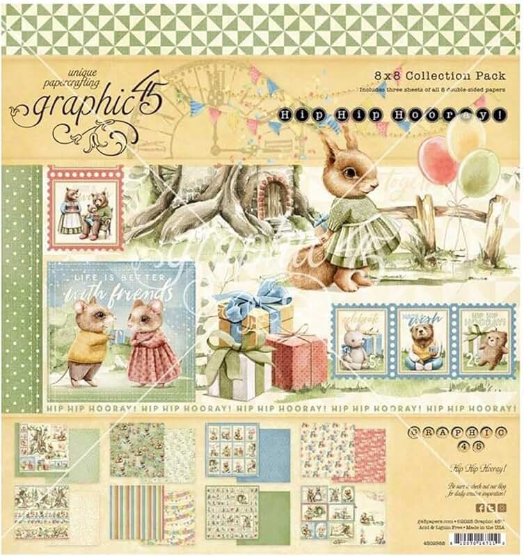 8x8 Collection Pack - Hip Hip Hooray