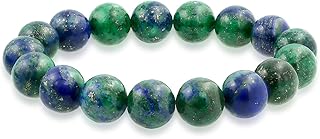 Multi-Color 12MM Round Bead Stretch Bracelet for Men and Women