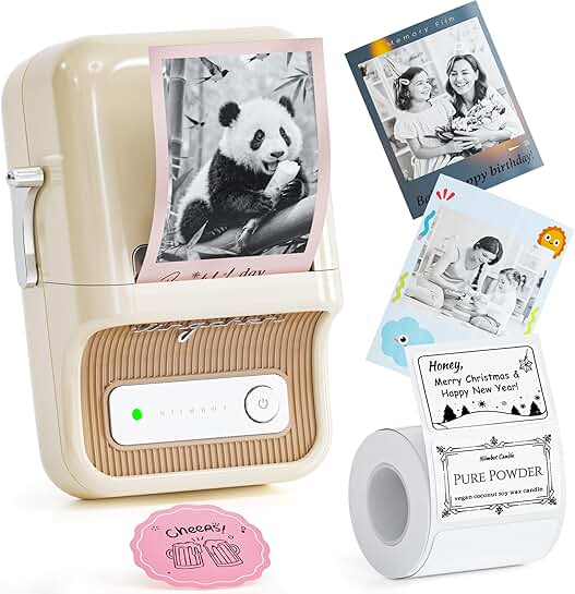 Pro Label Maker with Tapes for Home and Crafts