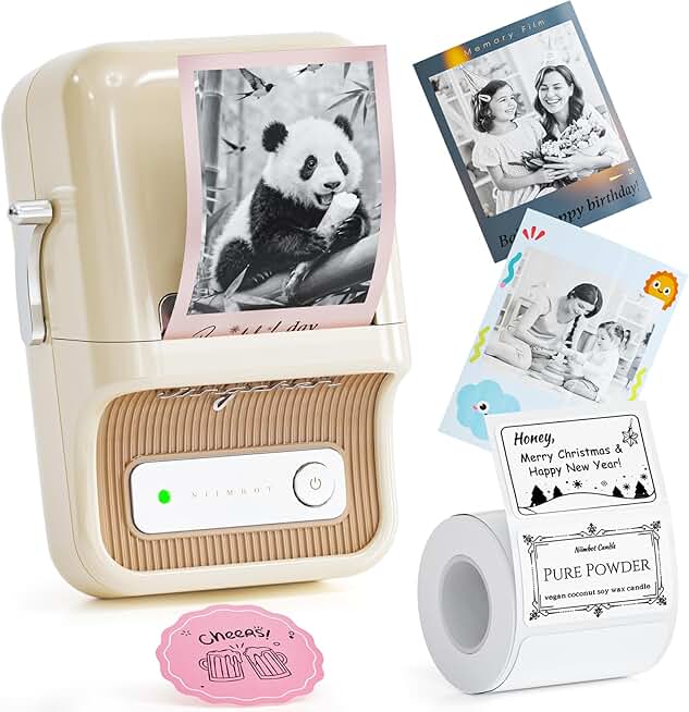 Pro Label Maker with Tapes for Home and Crafts