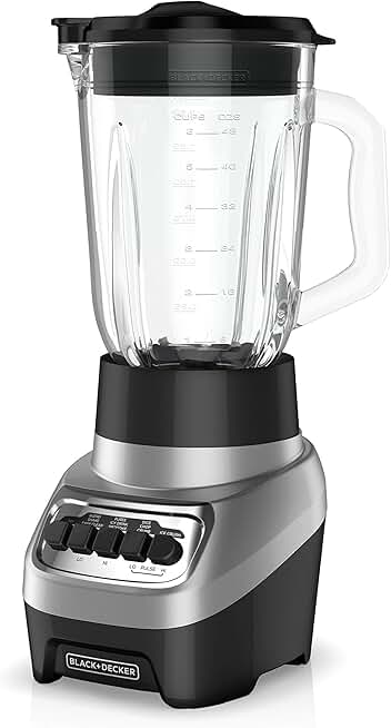 Multi-Function Blender with 6-Cup Glass Jar and 4 Speeds