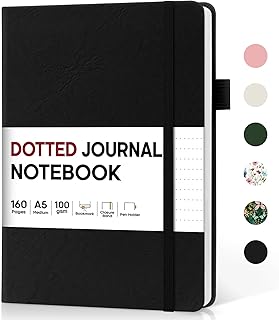 Bullet Dotted Hardcover Journal for Writing and Sketching