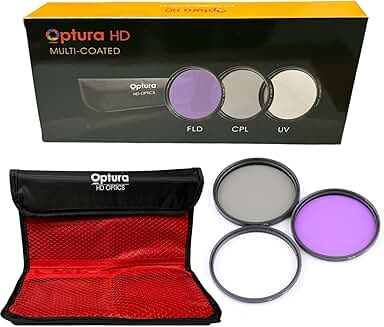 Optura HD 67mm Multi-Coated Lens Filter Kit