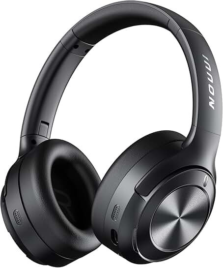 Wireless Noise Cancelling Over-Ear Headphones with Long Battery