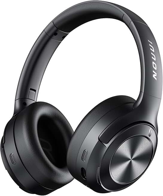 Wireless Noise Cancelling Over-Ear Headphones with Long Battery