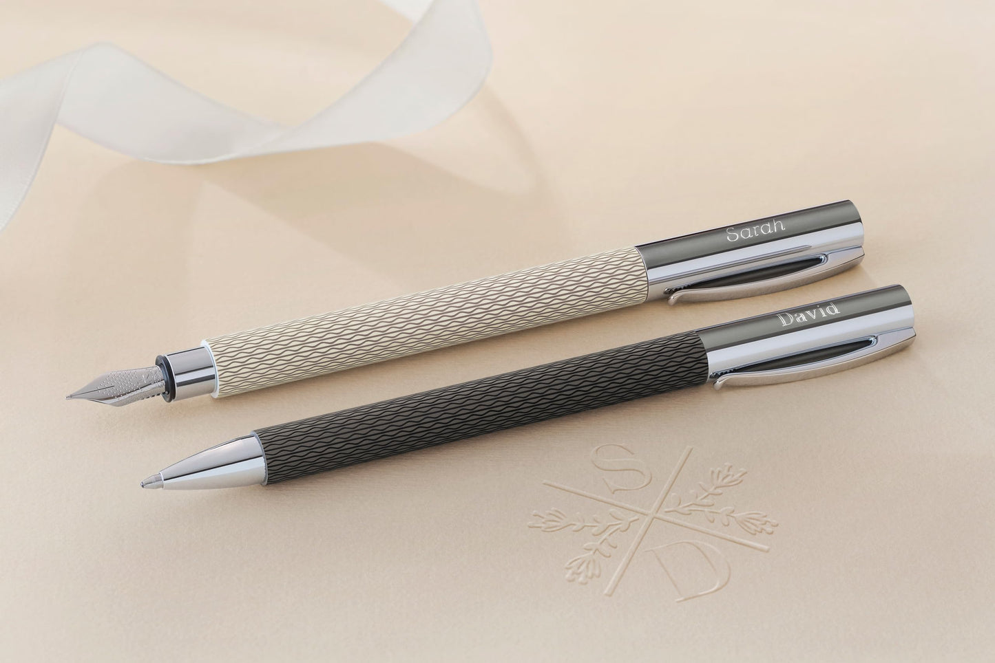 OpArt White Sand Ballpoint Pen