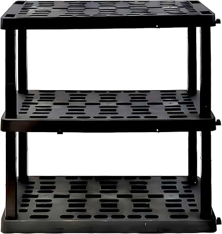 Heavy Duty Plastic Storage Shelves for Garage and Home