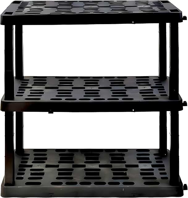 Heavy Duty Plastic Storage Shelves for Garage and Home