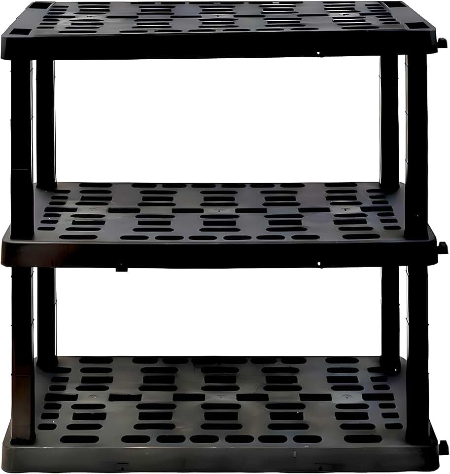 Heavy Duty Plastic Storage Shelves for Garage and Home