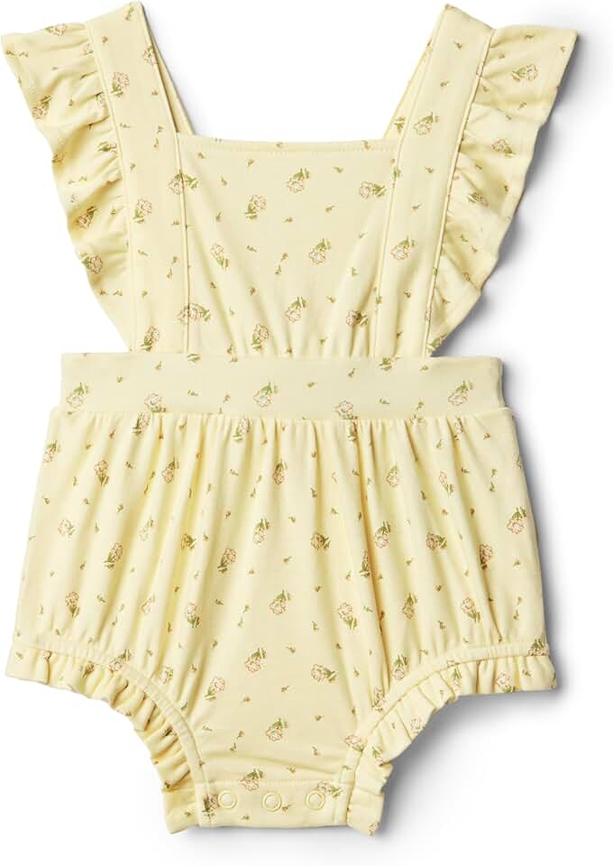 Baby Girls' Sleeveless Ruffle Romper