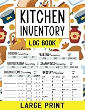 Kitchen Inventory Logbook for Pantry and More