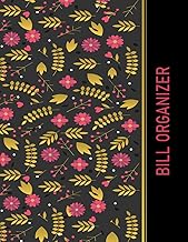 Large Print Monthly Bill Tracker and Organizer